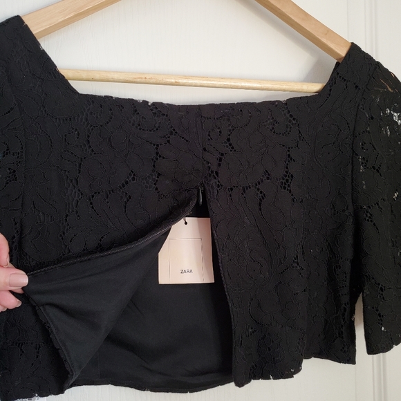 🎈2/$50 🆕️ Zara Cropped Blouse - Picture 6 of 9